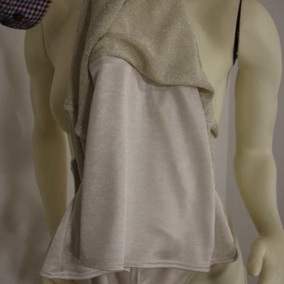 NWT SPENCER ALEXIS LACE METALLIC TANK TOP S - Picture 6 of 7